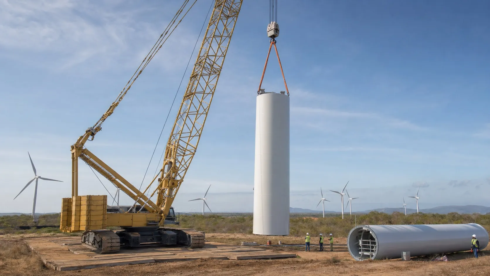 Cranes · Brazil · Planned heavy lifts