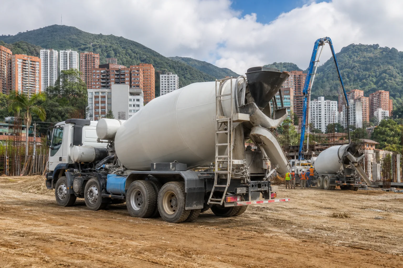 Concrete Mixer Trucks · Colombia · Concrete supply continuity