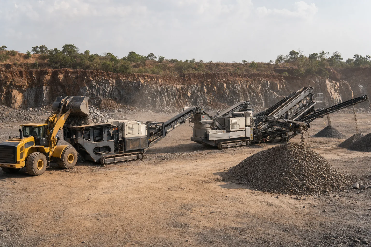 Crushing & Screening Equipment · Ghana · Feed preparation and sizing