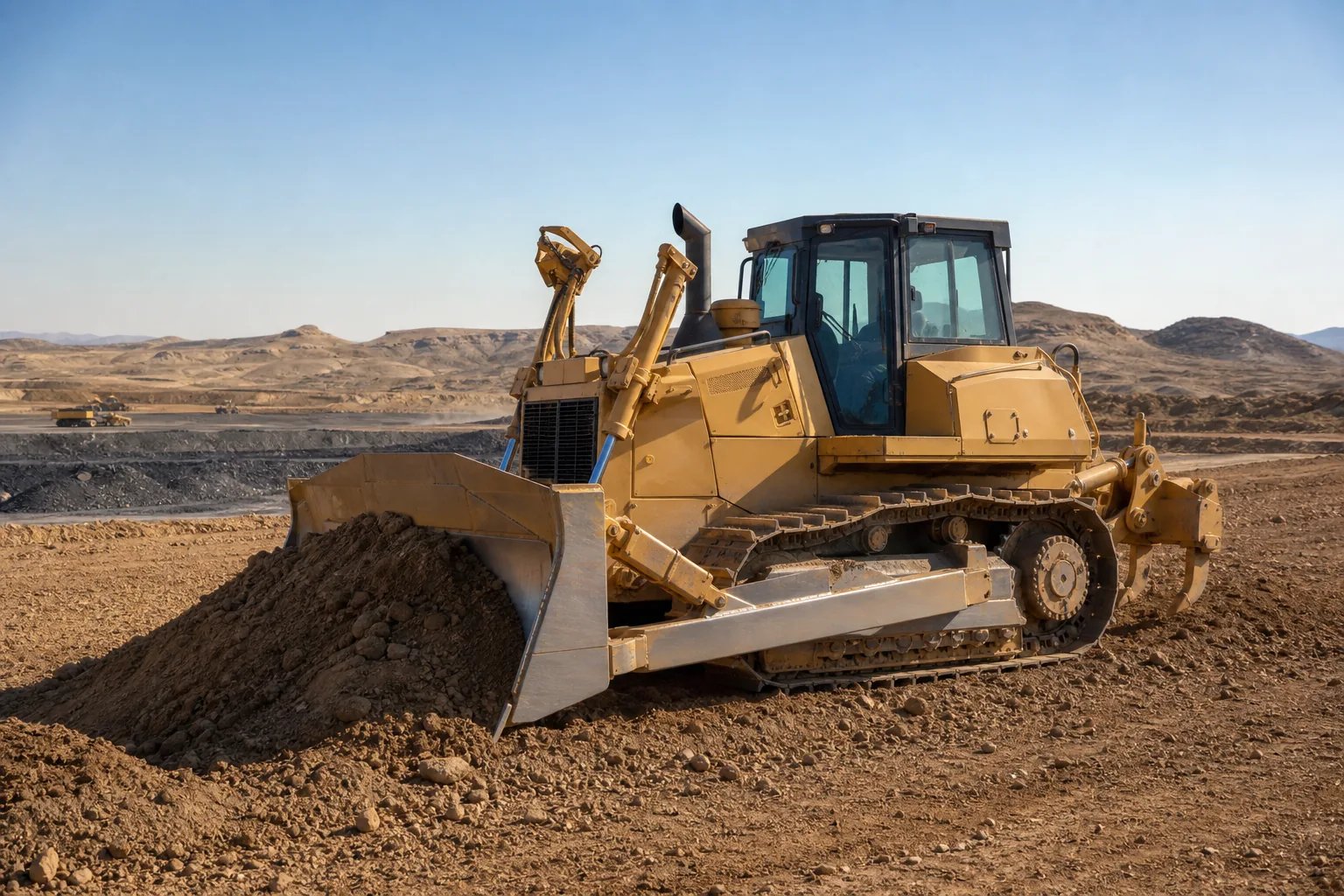 Bulldozers · Namibia · Bulk pushing and rough grading