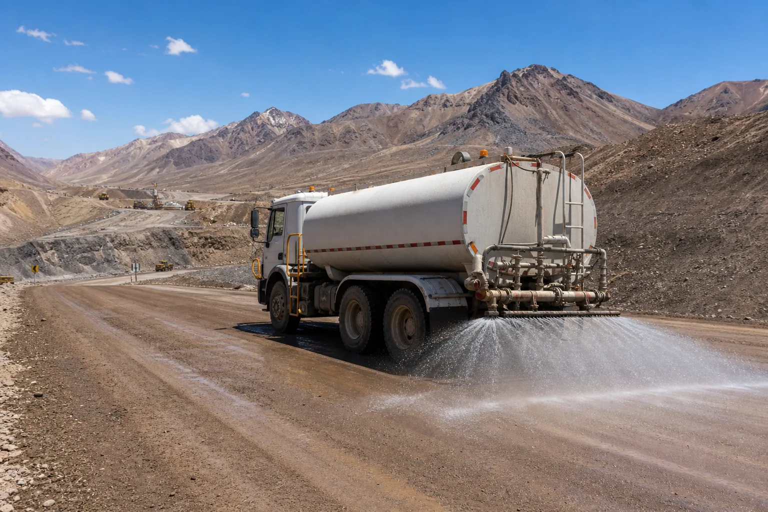 Construction Water Trucks · Peru · Dust suppression