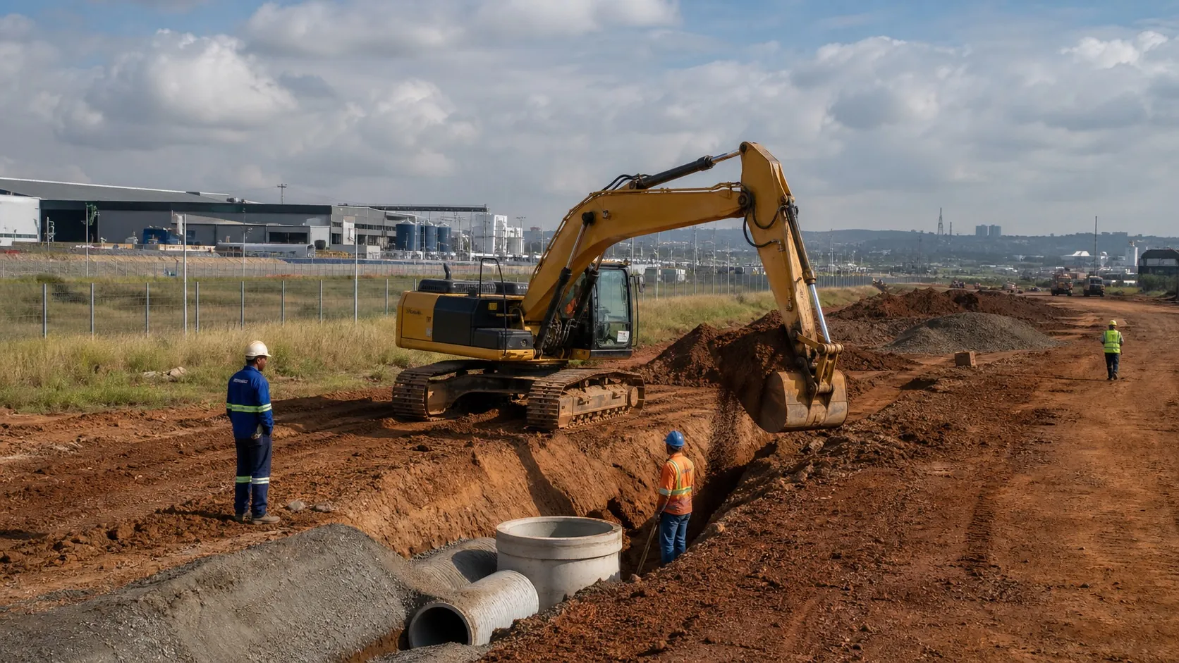 Medium Excavators · South Africa · Balanced earthmoving output