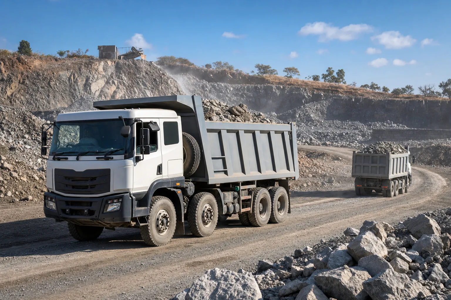 Construction Dump Trucks · Zambia · Construction and quarry hauling