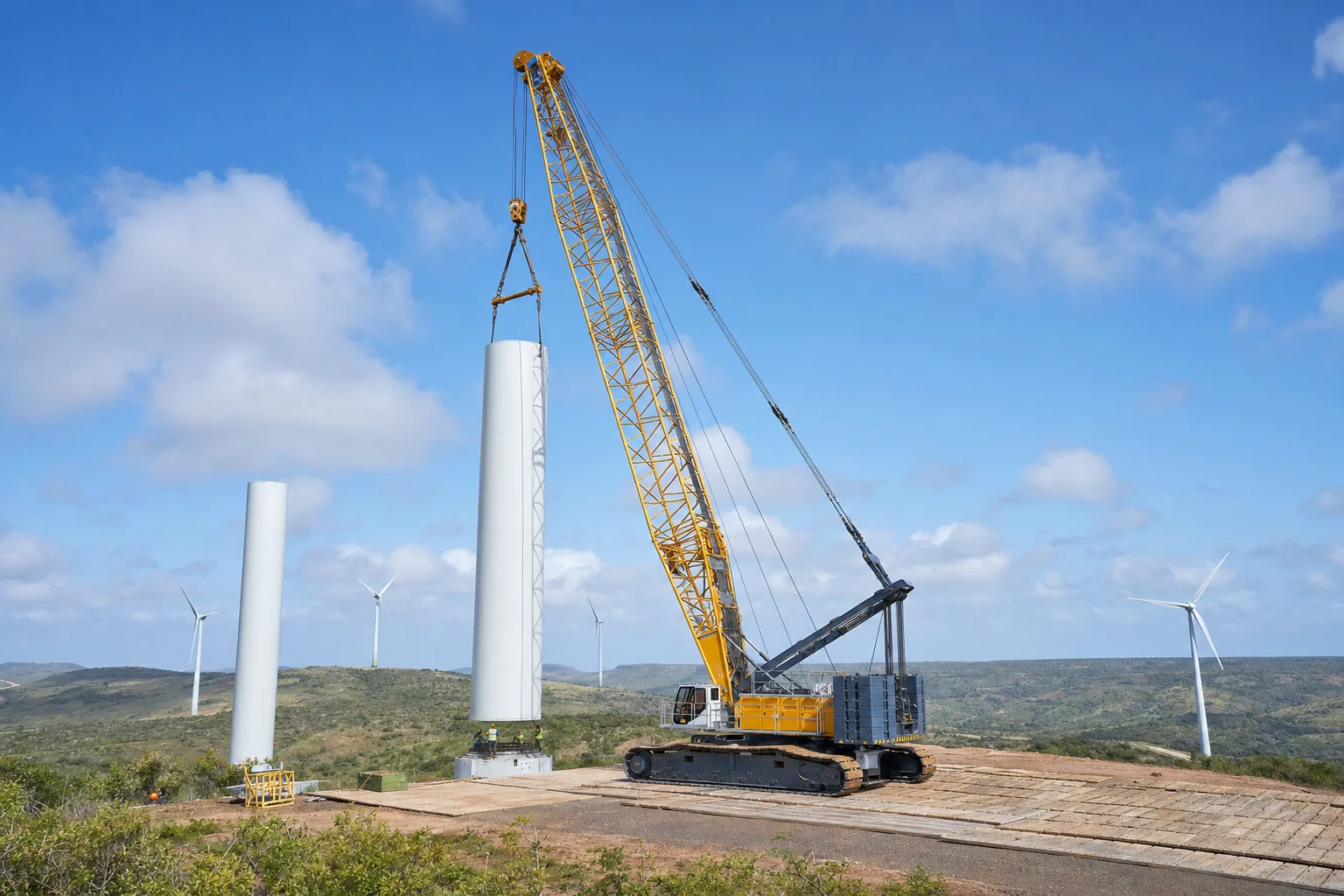 Crawler Cranes · Brazil · High-capacity site lifting · Featured heavy equipment