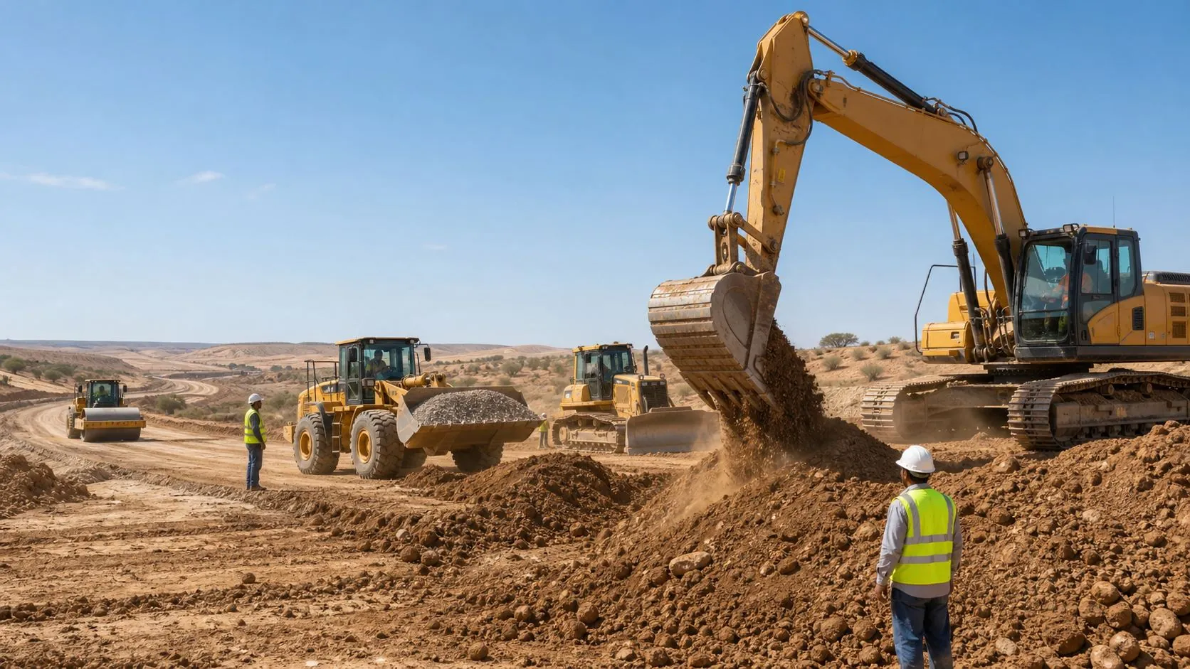 Heavy Equipment Applications · Excavators · Construction Machinery