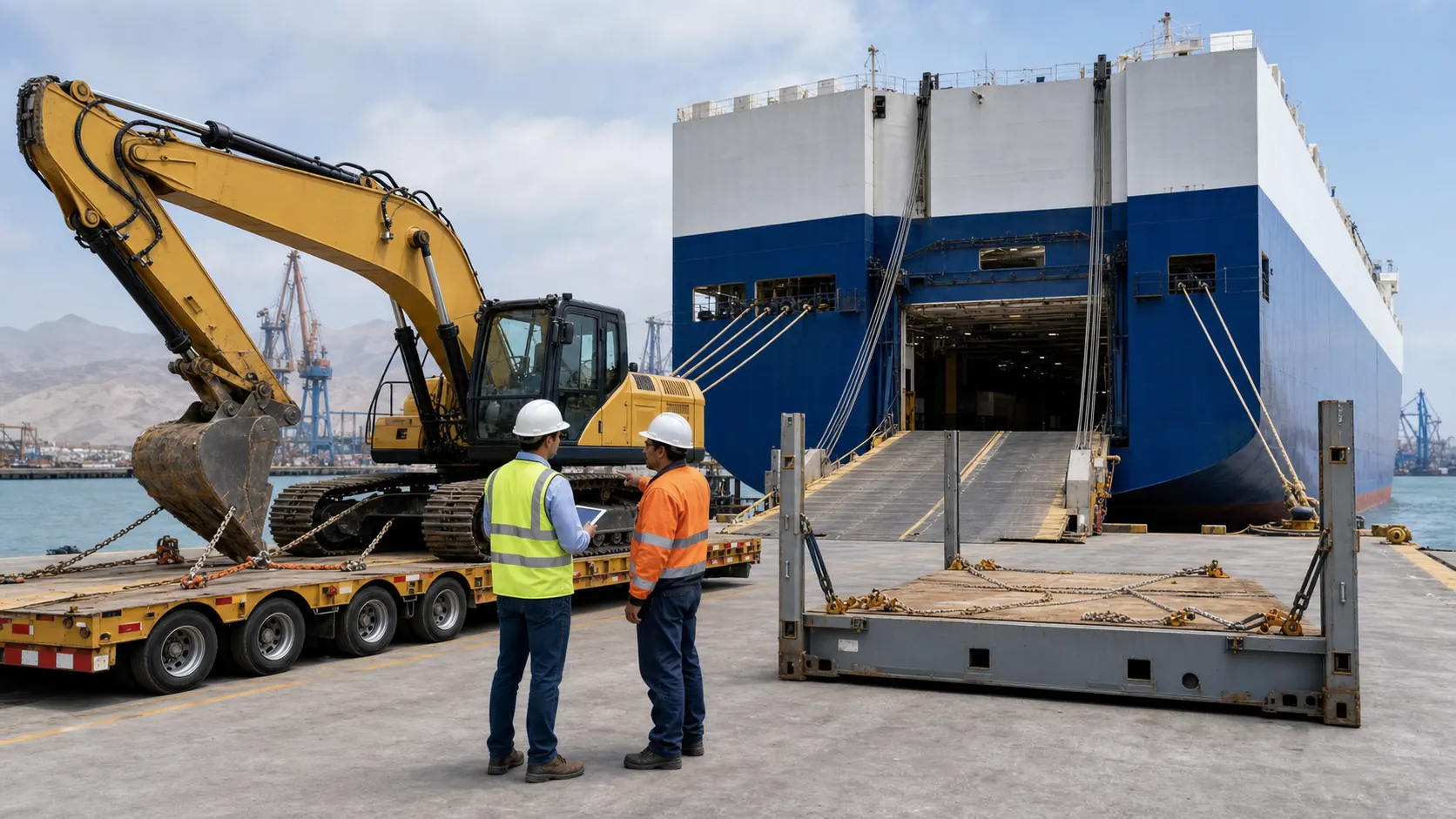 Machinery Shipping Guide · Excavators