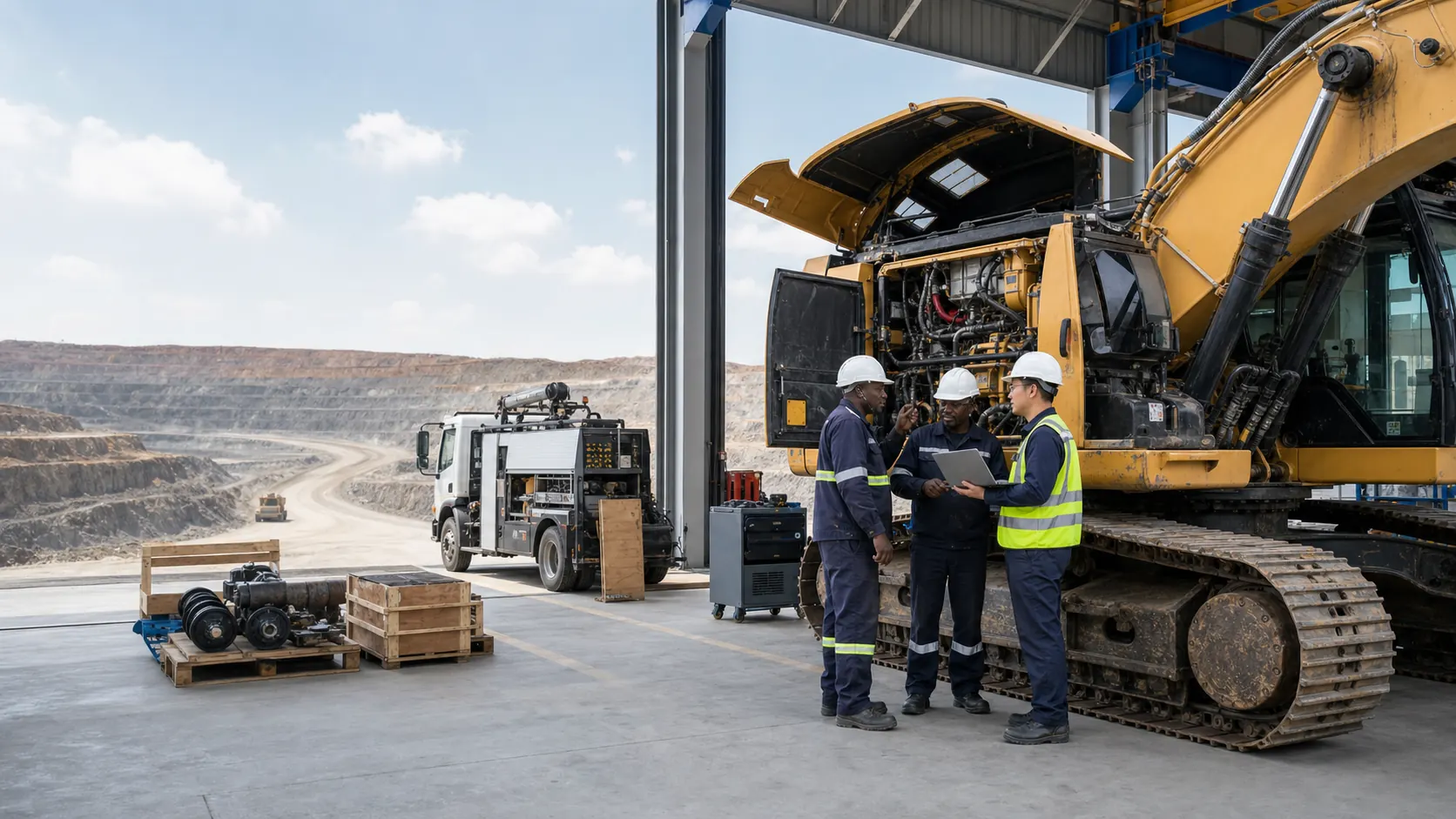 Heavy Equipment Services · Excavators