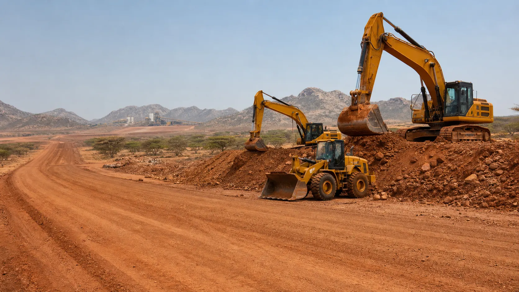 Ghana · Road and utility construction